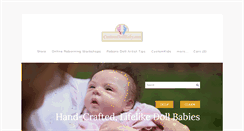 Desktop Screenshot of customdollbaby.com